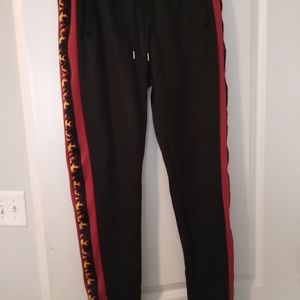 Flamed track pants